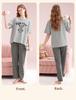 Fenteng [100% Cotton] Teddy Bear IP Summer New Product Round Neck Shorts Thin Pajamas Women's Home Furnishing Set