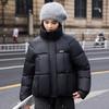 Down cotton clothes women's autumn and winter thickened short stand-up collar new winter small loose bread clothes jacket
