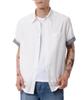 Daibeuin Roll-Up Half Check Shirts (White)