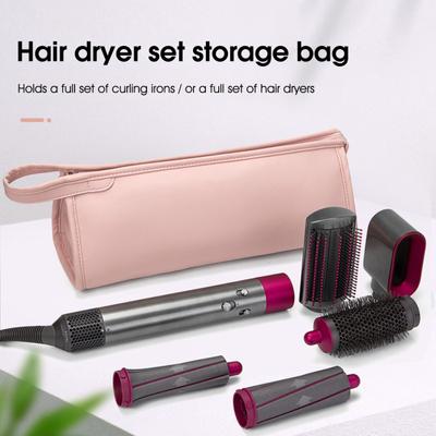 Haartrockner-Aufbewahrungstasche, hohe Kapazität, wasserdicht, tragbar, Kunstleder, Lockenwickler-Organizer für Dyson