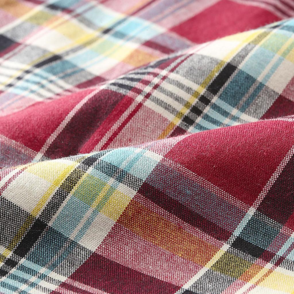 Wyprodukowano w Tomie rose [UNITED] Koszula z długim rękawem, Japonia, Kobo, męska (LL, madras)