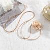 Elegant Long Rope Chain with Large Flower Choker Necklace for Women Trendy Charms Ladies 2026 Fashion Jewelry On Neck Decoration