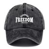 Pc Freedom Style Cap Outdoor Fashion Caps WomenS Hats Street Washed Caps for Men Lightweight And Airy Outdoor Cap Adjusta
