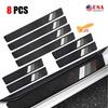 8X For Toyota Highlander Car Door Sill Plate Scuff Cover Anti Scratch Protector