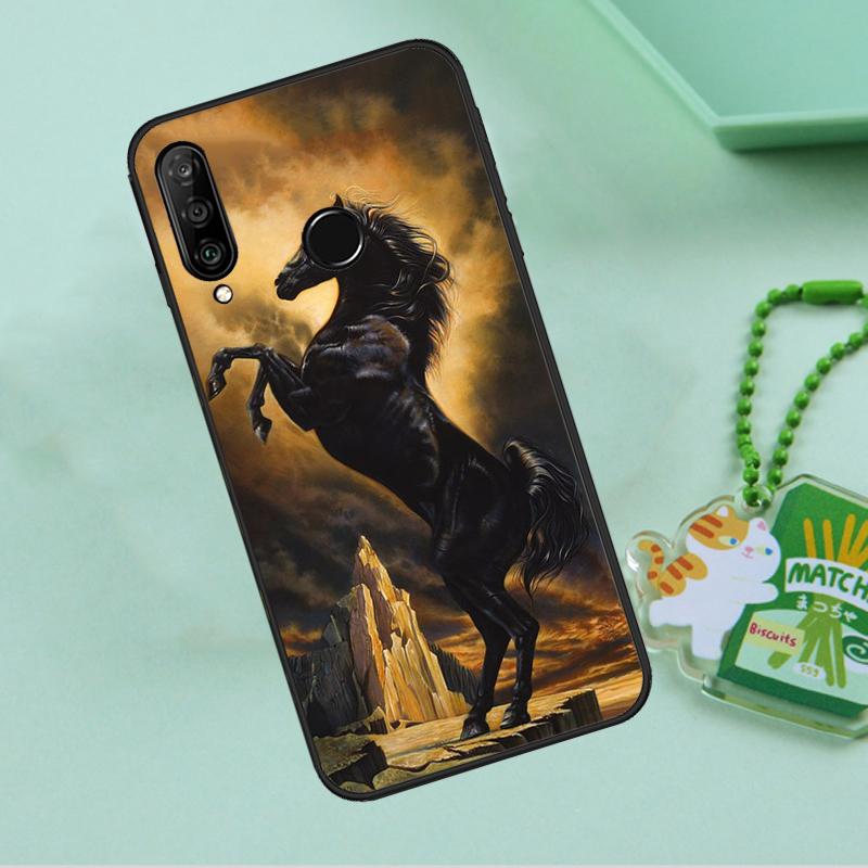 Galloping Horse For Huawei Nova 12i 12s 7i 8i 11i 9 10 SE Y90 Y60 Y70 Y72 Y61 Y91 P30 P40 Lite P60 Pro Case