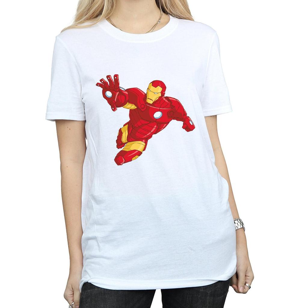Iron Man Womens/Ladies Boyfriend T-Shirt