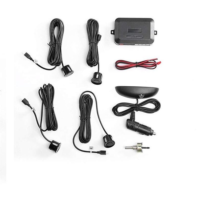 Wireless Car Parking Sensor Car Parktronic LED With 4 Sensors Reverse Backup Car Parking Radar Monitor Detector System 22MM