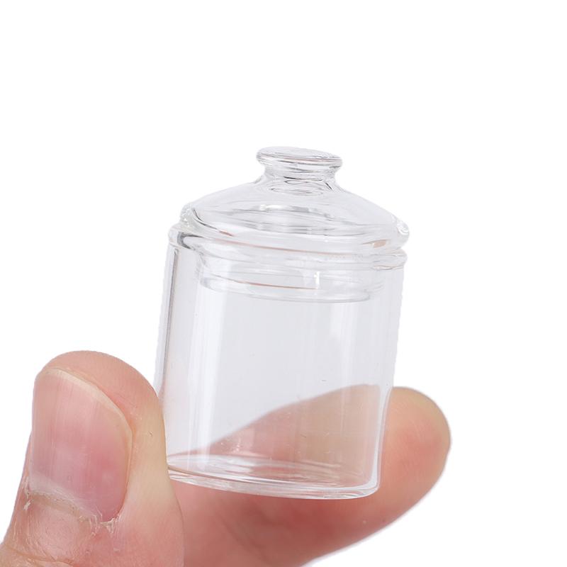 Vysoce borosilikátové mini skleněné bonbóny, jídlo, hrací deska do panenky, příslušenství