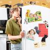 LMETJMA Cat Magnetic Refrigerator Hooks Cute Fridge Magnets Hanging Hook Fridge Magnet Sticker Animal Shaped Key Hanging Hooks