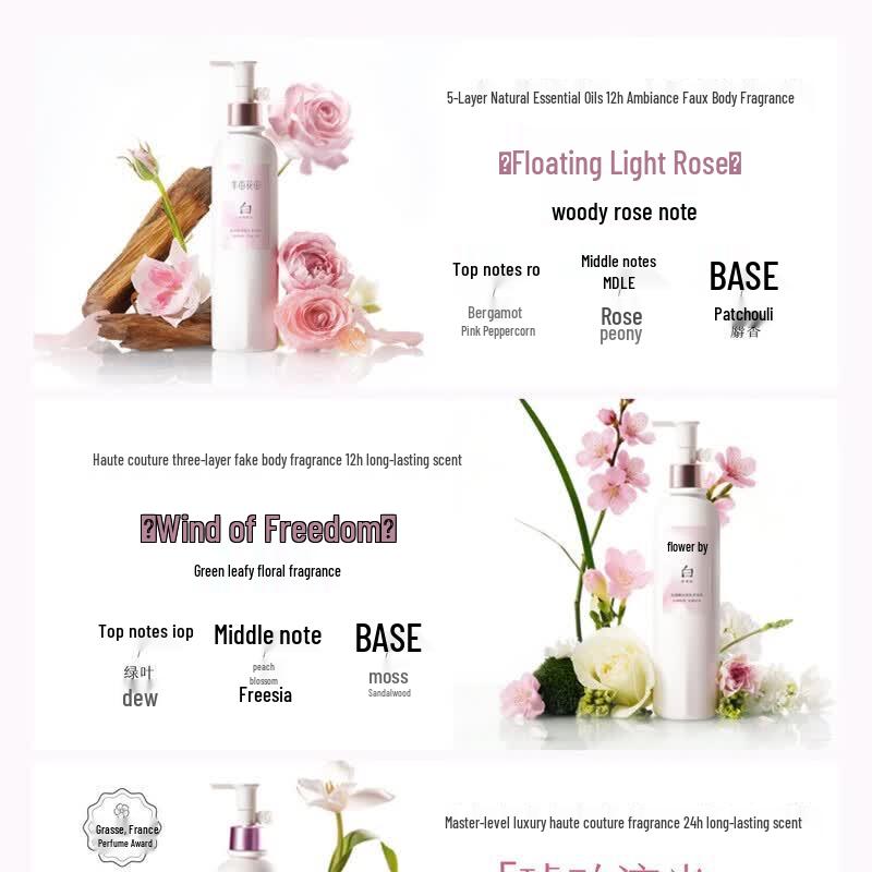Ban Mu Hua Tian Luminous Whitening Fragrance Body Lotion