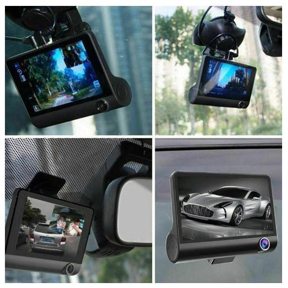 Ten-Year Warranty Dash Camera For Car Dashcam Front And Back With Night Vision 360 Reverse 3 Camera 1080p Hd 4.0 Inch