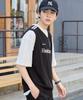 WEGO Knit Vest Ensemble with Game Size Summer Clothes Men's 2-Piece Logo, M, Black,