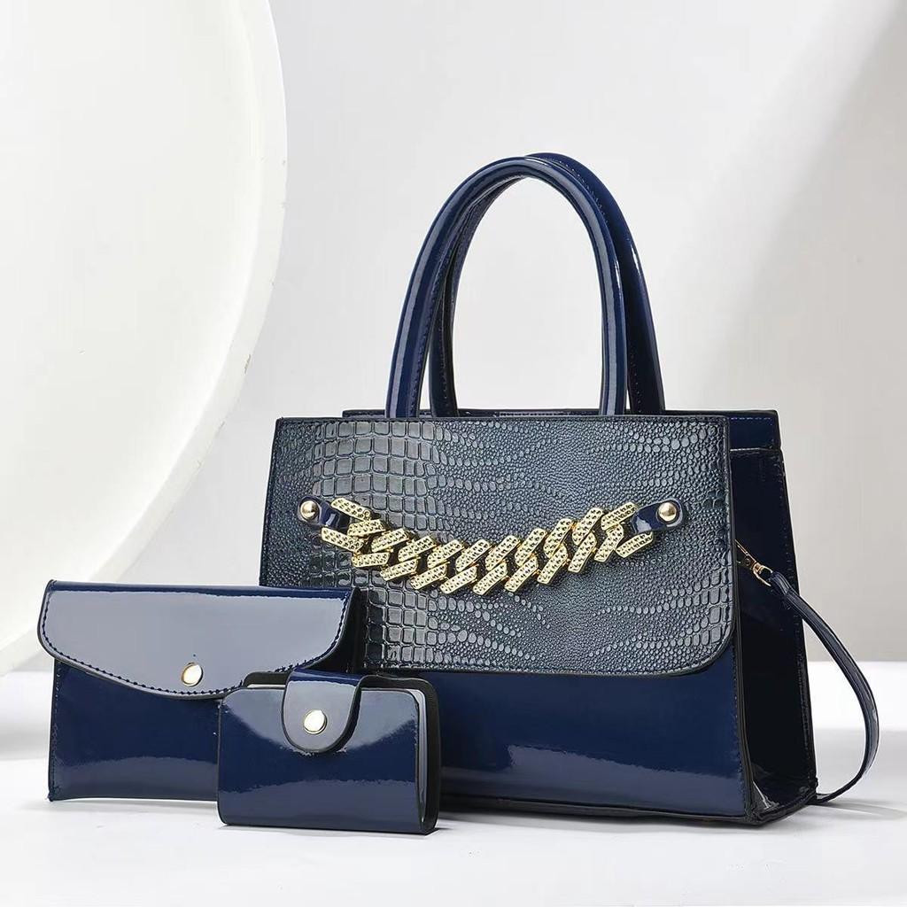 

Chic Minimalist Pu Bucket Bag Fashionable Medium Size Crossbody Tote Bag For Women синій