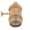 Vintage E27 Bulbs Socket Holder   Base Copper Lamp Holder for Antique Light Bulb