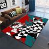 Anime Demon Slayer Kimetsu No Yaiba Print Floor Mats Area Rug Carpets Mats Floor Rug For Living Room Non-slip