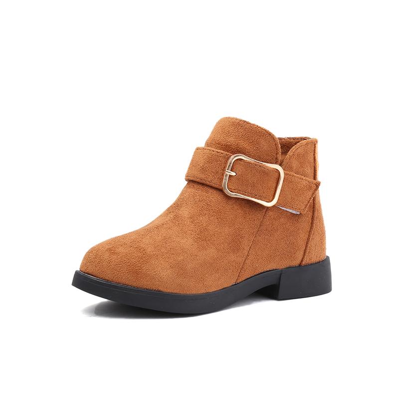 Girls Leather Ankle Boot Waterproof Children High Heel Short Boot Fashion Kids Kid Casual Sneakers Girls Boots Botas Para Niñas