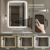 Touch Sensor Switch DC 12V 5A 60W LED Smart Single Key Mirror Light Switch Touch Dimmer Switch For Bathroom Mirror