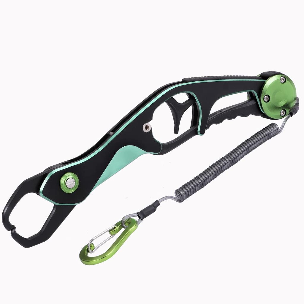 Contyu Fish Aluminum Sea Bass Fishing Grip Grip, Lightweight, Rust-Resistant Alloy, 25cm, 142g, (25cm, Green)