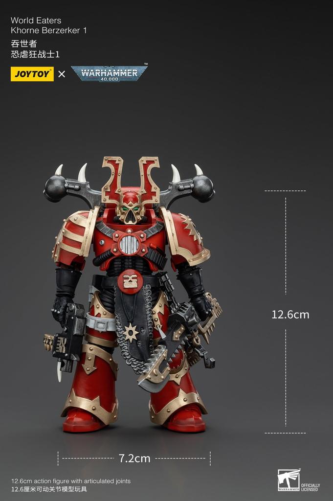 JOYTOY Warhammer World Eater Khorne Berzerker 1 Scale Action Figure 40,000 1/18 (Assembled)