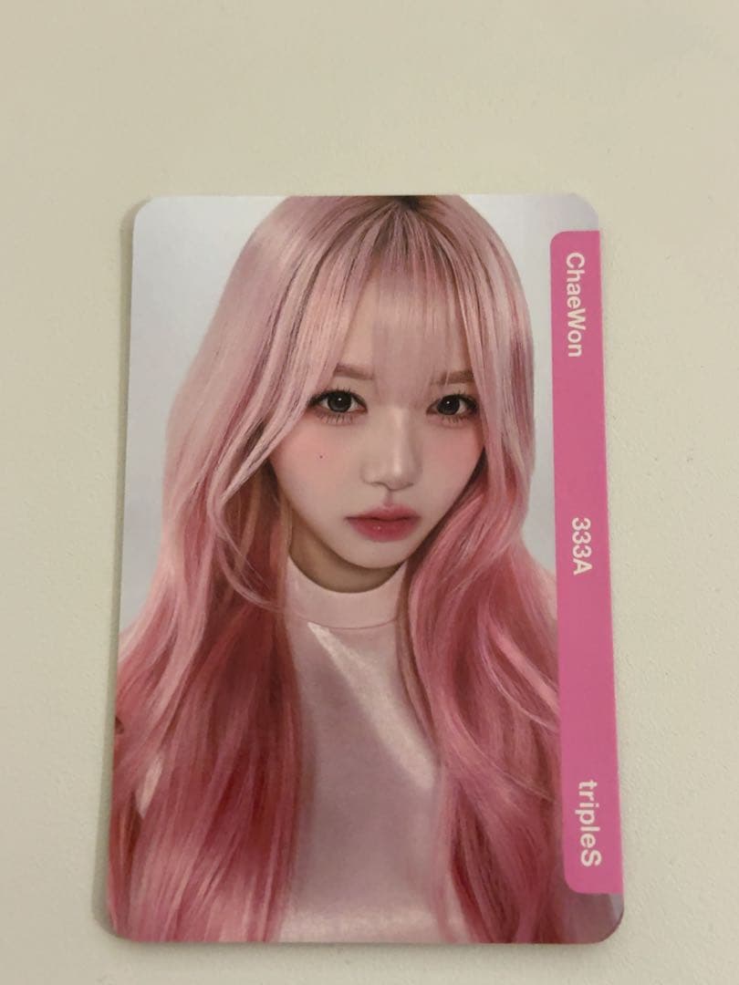 

[USED] Chaewon objekt tripleS bb333 vip