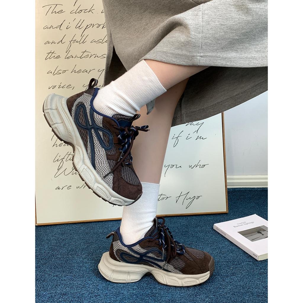 Thick-soled Lightweight and Non-slip Dad Shoes for Women 2025 New Autumn Women's Shoes for Children, Popular Soft Soles Are Not Tired and Versatile