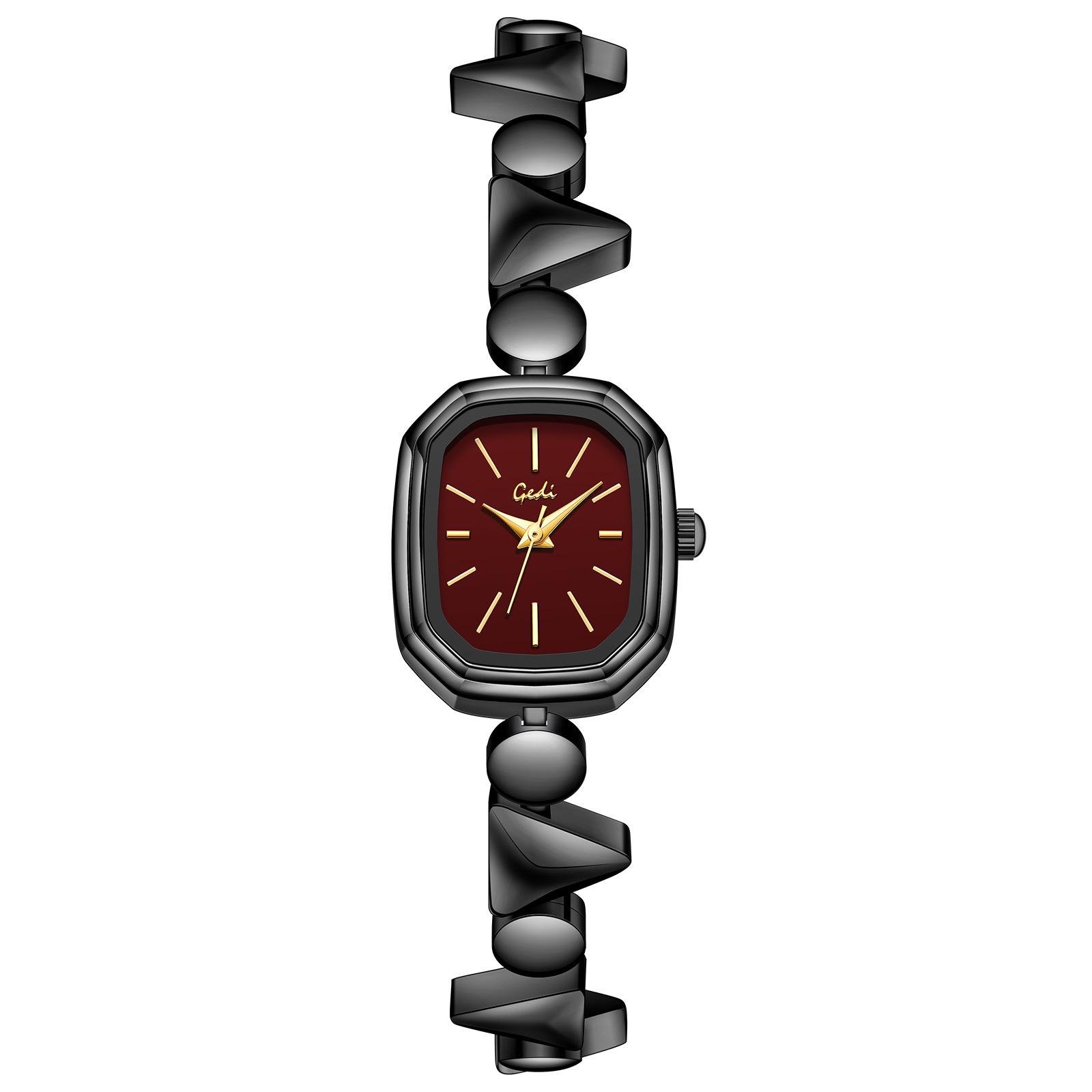 

Heavy Industry Metal Wind Rivet Women S Watch Niche Special-Shaped Octagon Dial Retro Bracelet Watch one size
