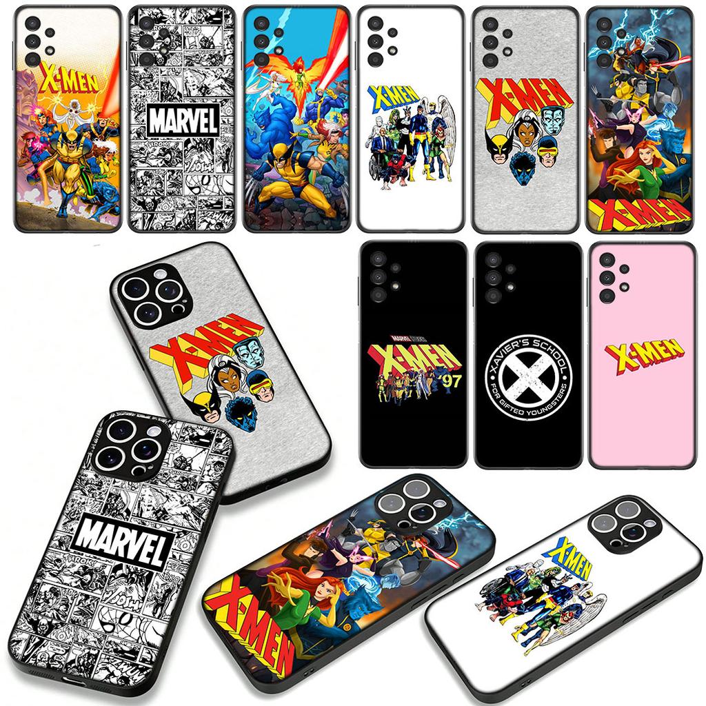 Hülle für Samsung Galaxy A55 A54 A25 A36 A17 A26 A35 A33 A34 A14 A37 S8 S9 S20 S21 FE S10 Plus Hülle Marvel X Men Xmen Wolverine
