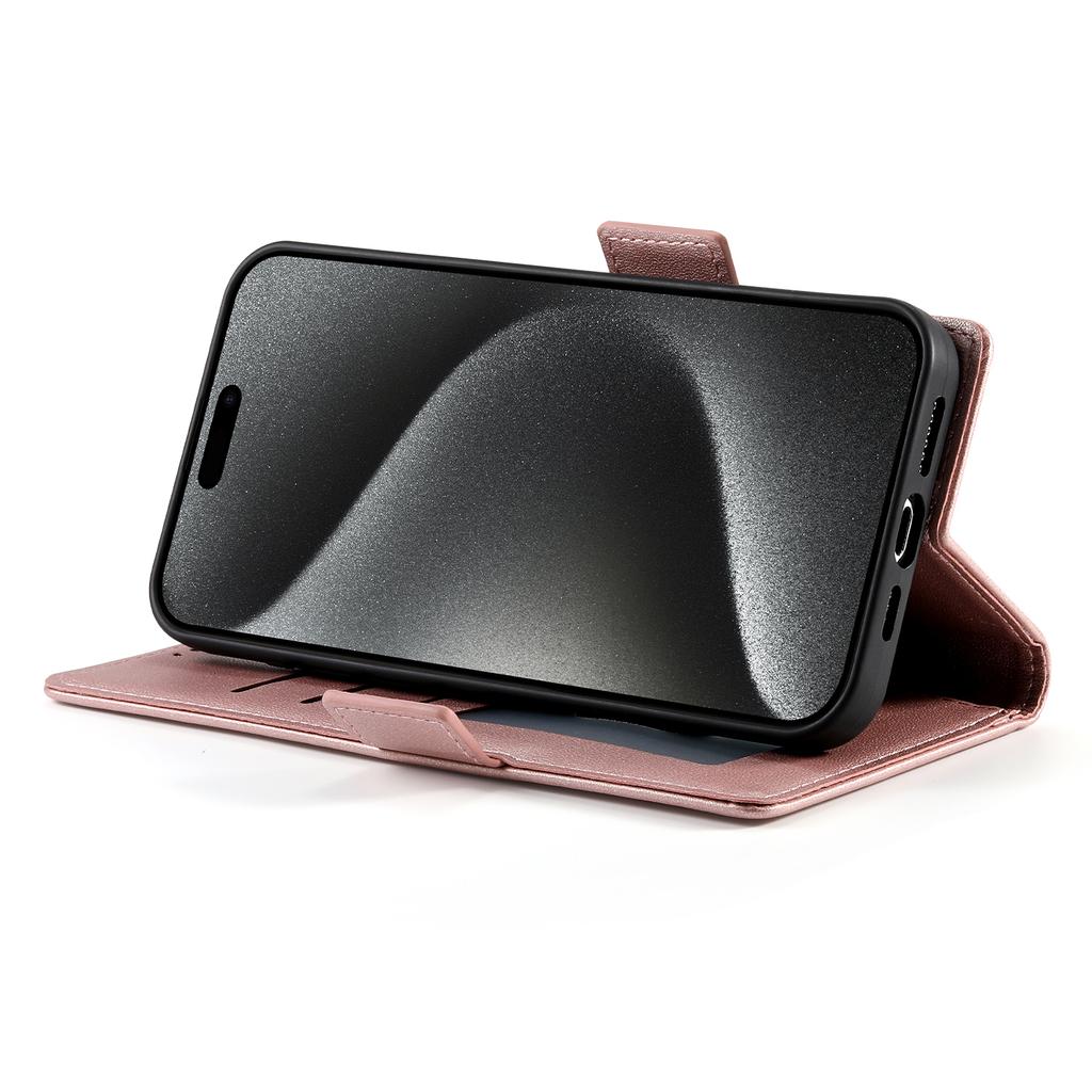 For iPhone 17 Pro Max Stand Case PU Leather Wallet Phone Cover