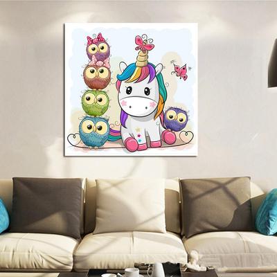 Tier DIY 5D Diamant Malerei Kleines Einhorn Diamant Stickerei Full Lay Anime Kreuzstich Kits Home Decor Handgemachtes Geschenk