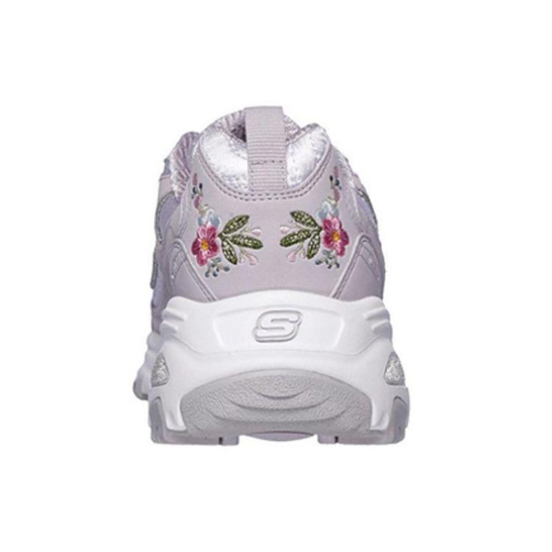 Skechers D'LITES 1.0 Women Mesh Synthetic Cushioned Low Top Dad Shoes Lavender Purple 11977-LAV
