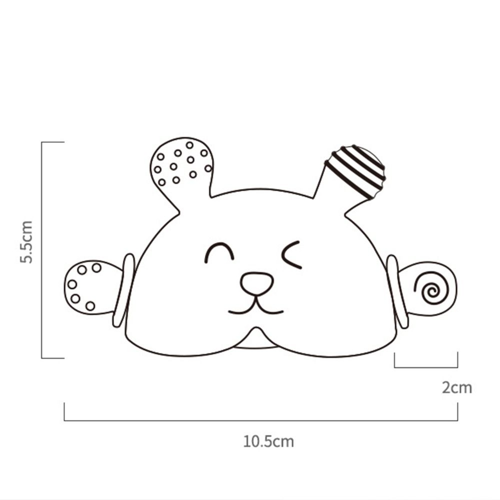 Washable Teether Gloves Rrabbit Kids Teething Toys Comfortable Hand Teether For Infant