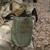 Taktische Molle Abwurftasche Faltbare Hüfttasche Outdoor Aufrollbare Kordelzug Utility Faltbare Netztasche