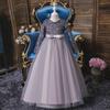 Princess Mesh Dress Girl Christmas Winter Party Clothing Kids Sequin Wedding Dresses Children Spring Autumn Prom Costume