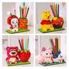 Strawberry Bear Building Block Pen Holder Abs Plastic Toy For 3c Configuration 14+