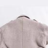 Spring 2024 Women's Minimalist Oatmeal Motorcycle Jacket