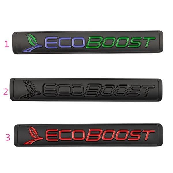 

Ecoboost Logo Car Sticker Emblem Badge Decal for Focus 2 3 4 Fiesta Kuga Escape Mondeo Edge Ecosport style 3