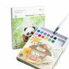 with 10-Color Pigment Blocks Blank Doodle Book Set Creative Watercolor Coloring Set  Early Learning