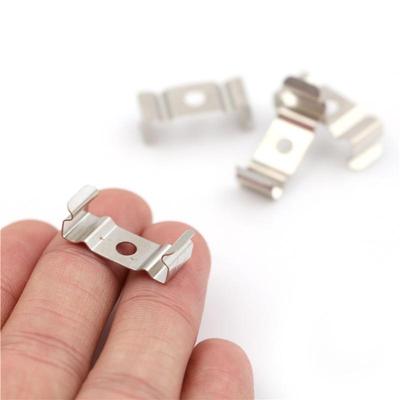 4 Uds T5 tubo fluorescente soporte de lámpara Clips de soporte enchufe plateado