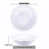 Qianxing 10-inch White Ceramic Lotus Edge Soup Bowl