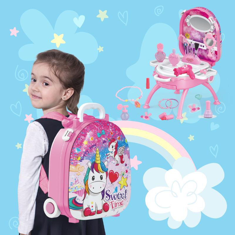 

Children s Princess Vanity Playset: Makeup & Dress-Up for Ages 3-6