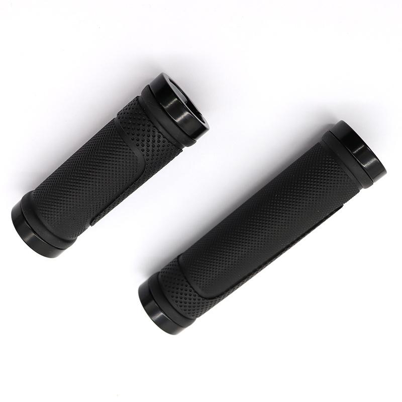 Folding Bike Handlebar Set - Adjustable Long/Short Lockout Shifter, Ergonomic Grips with Turnbuckle, Lightweight Bicycle Accessories Compatible