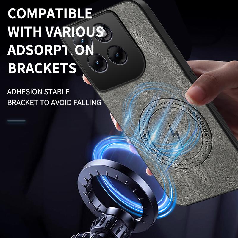 For Motorola Edge70 Pro/Signature/moto X70 Air Pro Case Simple Stylish Magnetic Suction PU Leather Skin-friendly Anti-drop Cover