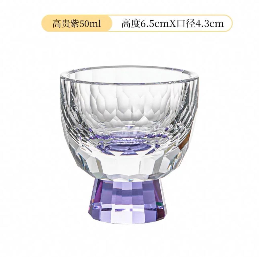 Handmade Carved Crystal Glass Whisky Glasses, Household Foreign Wine Glasses, Water Glasses, Gift Collection