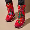 Ethnic Snow and Snow Boots, Women's Fleece and Thickened Cotton Boots, Warm Cotton Shoes Women's Outdoor Shoes, New Winter Style