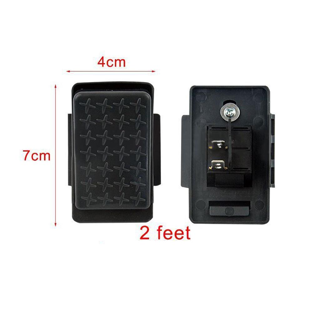 Interruptor 6V/12V 70x40mm Reinicialização automática Carro elétrico infantil