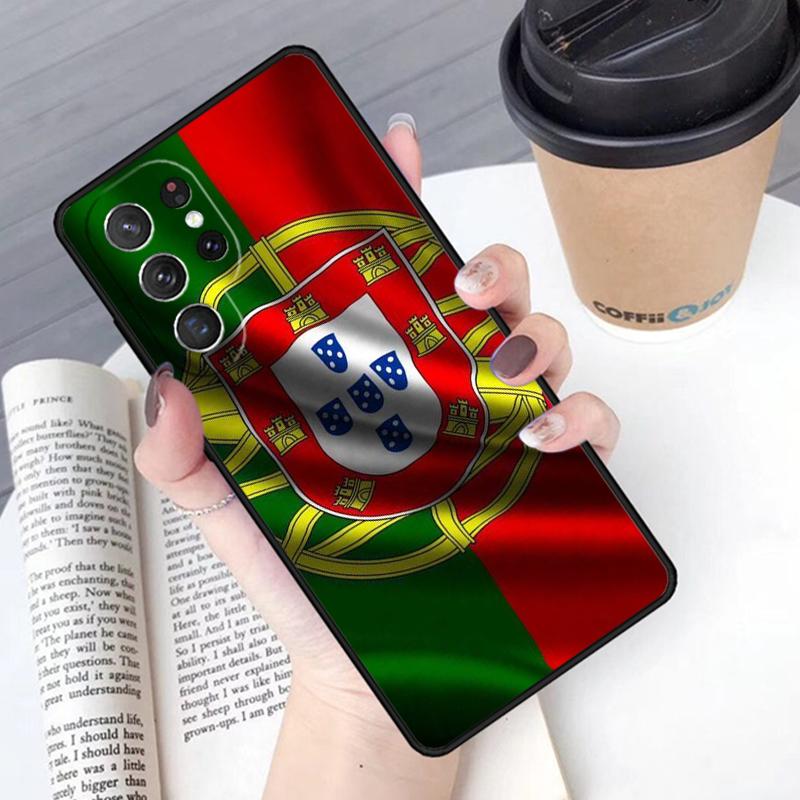 Custodia Cover Bandiera Portogallo Per Samsung Galaxy S24 S25 Ultra S21 S22 Ultra S10E Note 10 Plus Note 20 FE S23