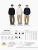 Men's 400g Round Neck Sweatshirt - Custom Logo, Long Sleeve, Drop Shoulder, Casual Sportswear for Spring & Autumn.