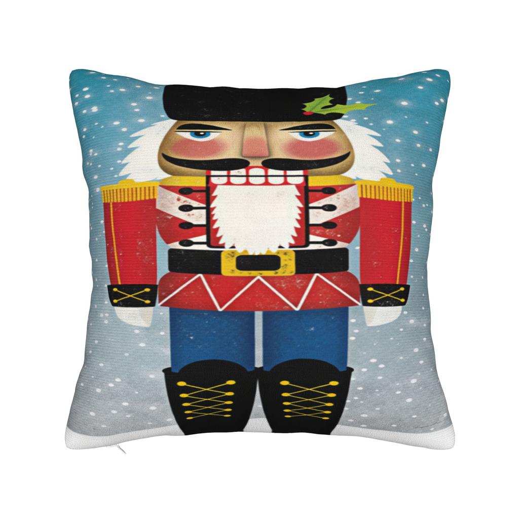 Christmas Nutcracker Pillow Cover Fashion Pillow Case For Sofa Home Decor Graphic Pillowcases Birthday Present