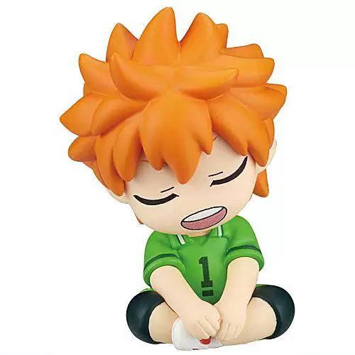 4Pcs/Set Haikyuu V5 Shoulder-To-Shoulder Sleeping Figure Cute Hinata Shoyo Kageyama Tobio Anime Model Ornament Gashapon Toy Gift