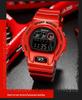 Sanda Multifunctional Green Light Electronic Watch, Fashionable Wristwatch for Men, Women, and Students.